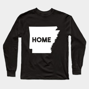 Arkansas Is My Home Design. Graphic Arkansan Tee Long Sleeve T-Shirt